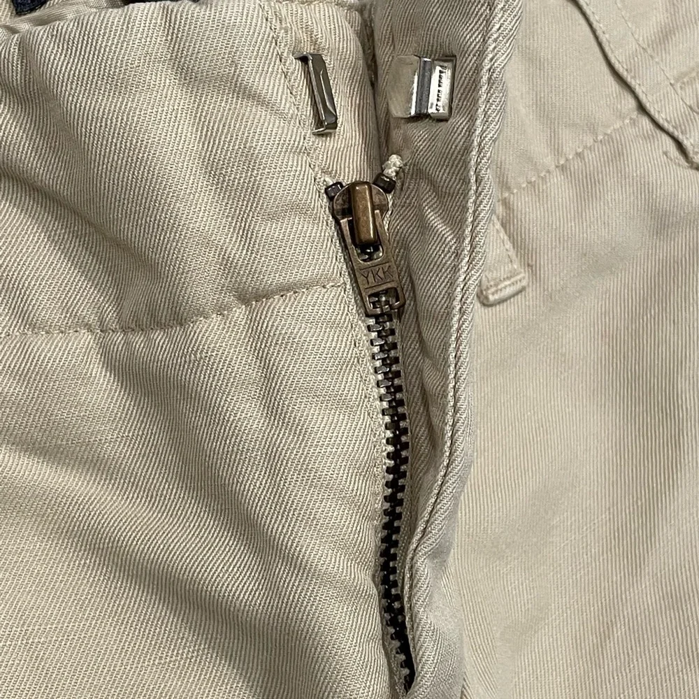 Banana Republic Khaki Color Martin Linen Blend Pants Size 0